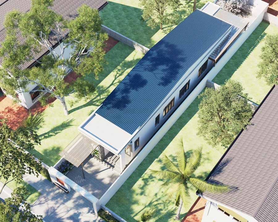 Mẫu thiết kế nhà phố 5x25m 1 tầng