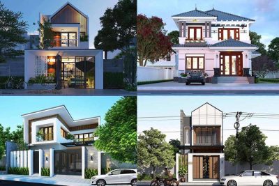 45+ Mẫu Nhà 2 tầng 4 Phòng Ngủ Dưới 1 Tỷ Đẹp, Ấn Tượng Nhất