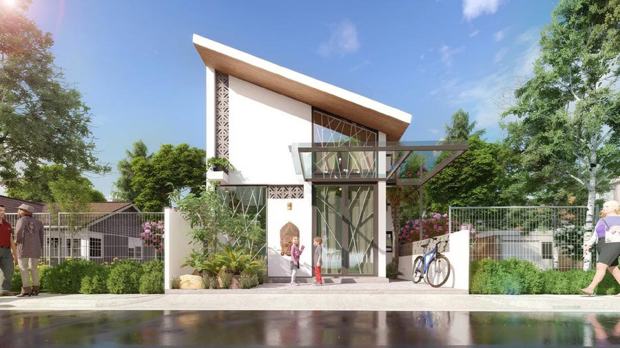Mẫu thiết kế nhà 1 tầng 35m2. Ảnh 12