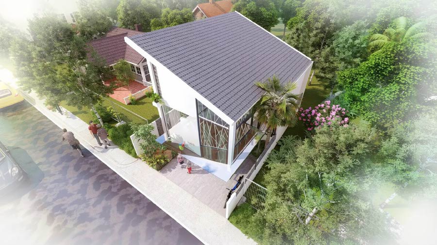 Mẫu thiết kế nhà 1 tầng 35m2. Ảnh 13