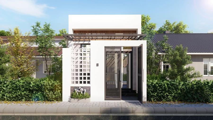 Mẫu thiết kế nhà 1 tầng 35m2. Ảnh 14