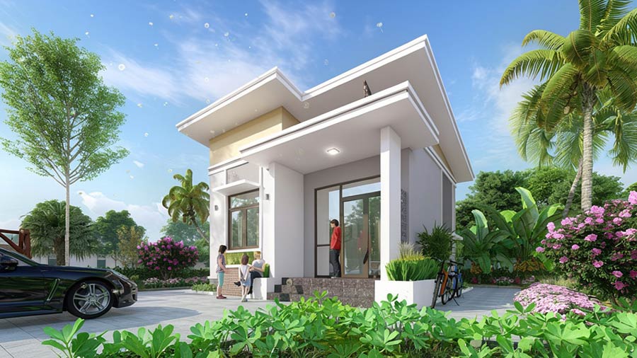 Mẫu thiết kế nhà 1 tầng 35m2. Ảnh 9
