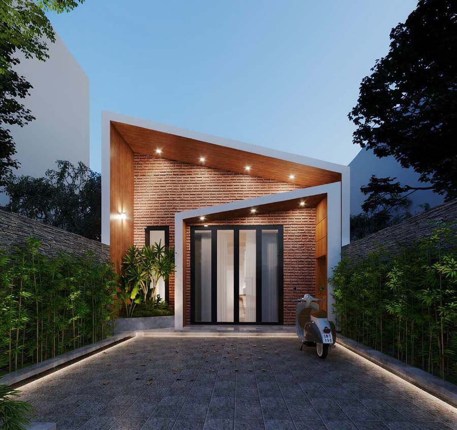 Mẫu nhà 1 tầng 5x15m 3 phòng ngủ