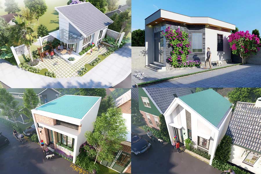 15+ Mẫu thiết kế nhà 30m2 1 tầng đẹp, tiện nghi và tiết kiệm
