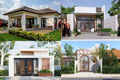 25+ Mẫu thiết kế nhà 60m2 1 tầng đẹp, ấn tượng & tiết kiệm