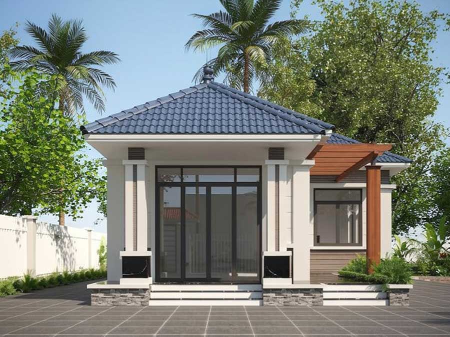 Nguyên tắc thiết kế nhà 1 tầng 2 phòng ngủ đẹp và tiện nghi