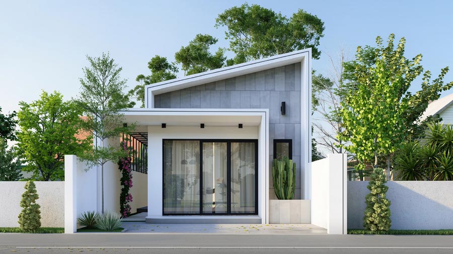 Thiết kế nhà 1 tầng đơn giản