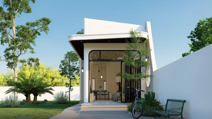 Thiết kế nhà 1 tầng đơn giản
