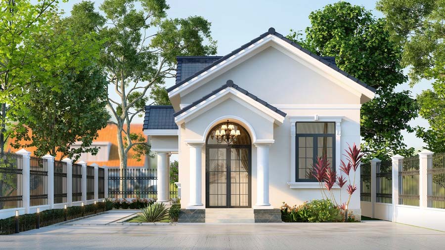 Thiết kế nhà 1 tầng đơn giản