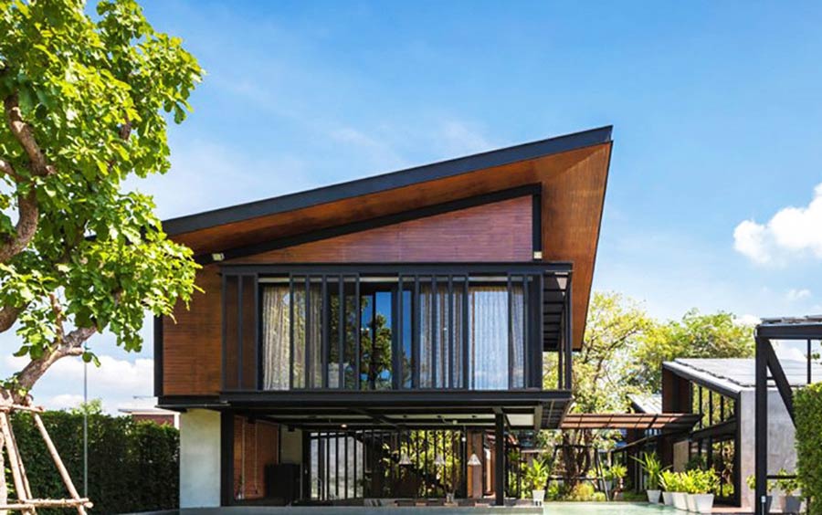 Mẫu nhà khung thép 2 tầng 700 triệu