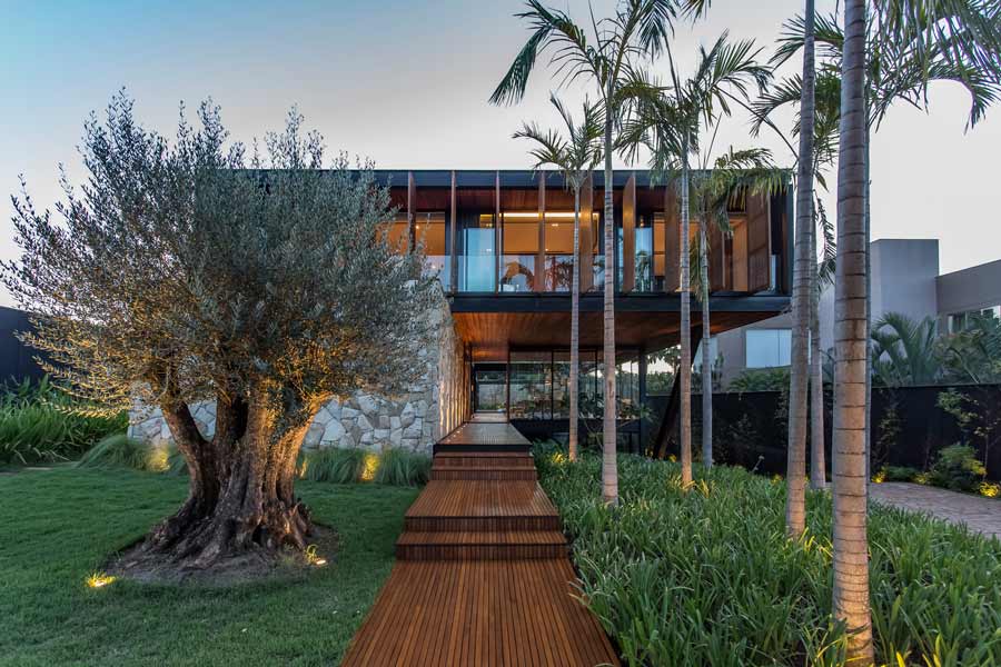 Mẫu nhà khung thép 2 tầng 80m2