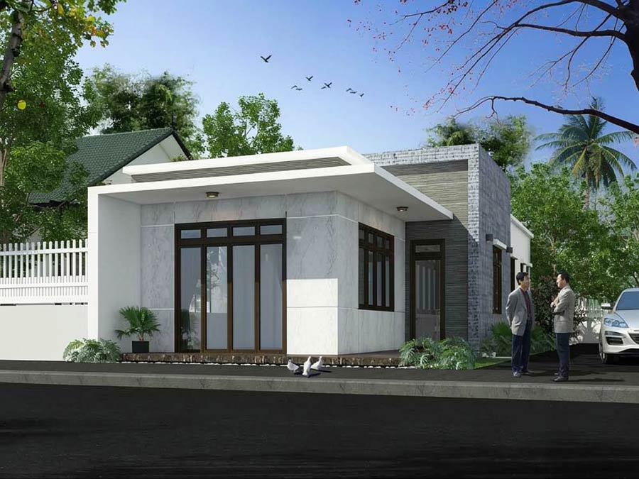 Nhà phố 1 tầng 2 mặt tiền