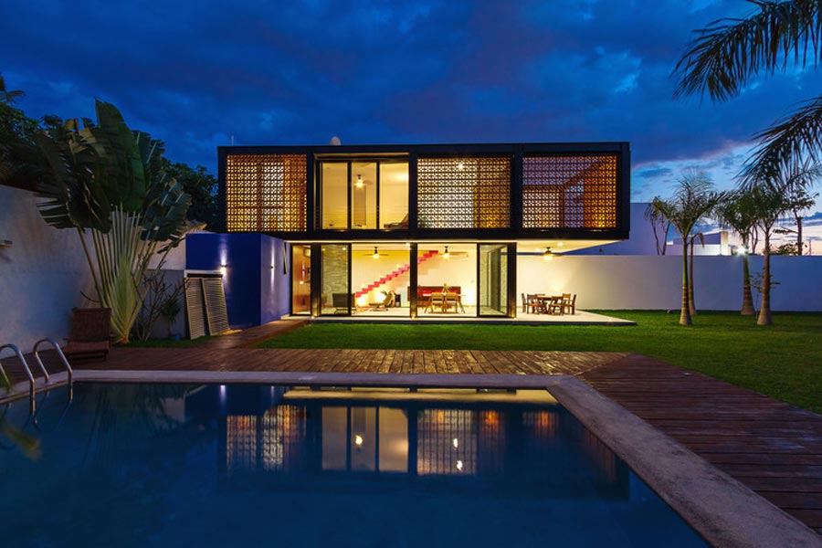 Mẫu nhà tiền chế 2 tầng kiểu resort 