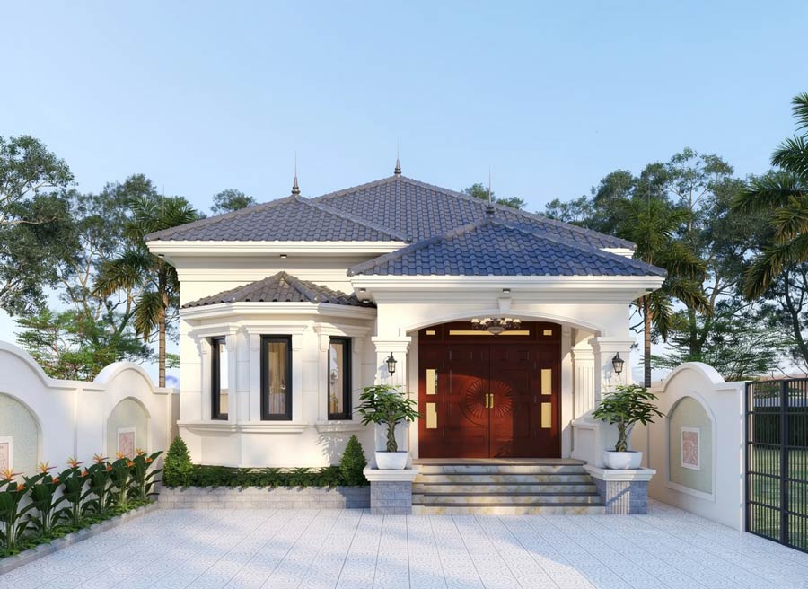 Nhà tân cổ điển 1 tầng