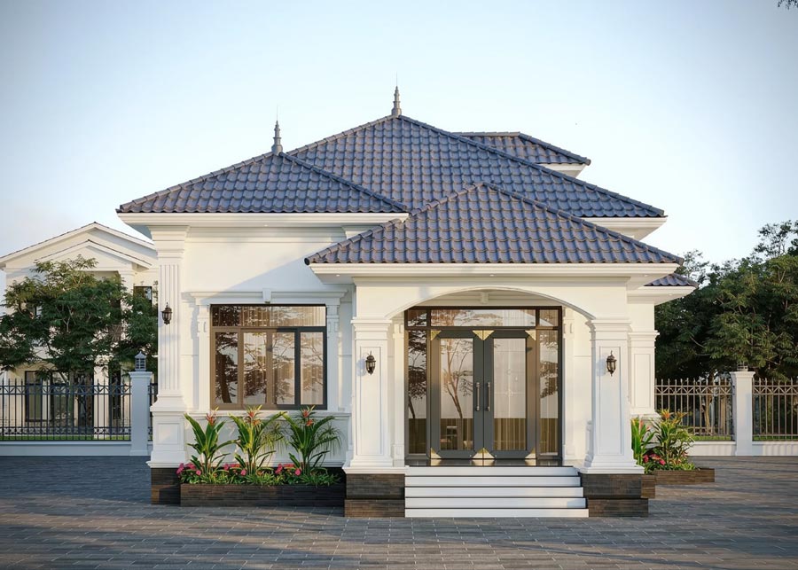 Nhà tân cổ điển 1 tầng