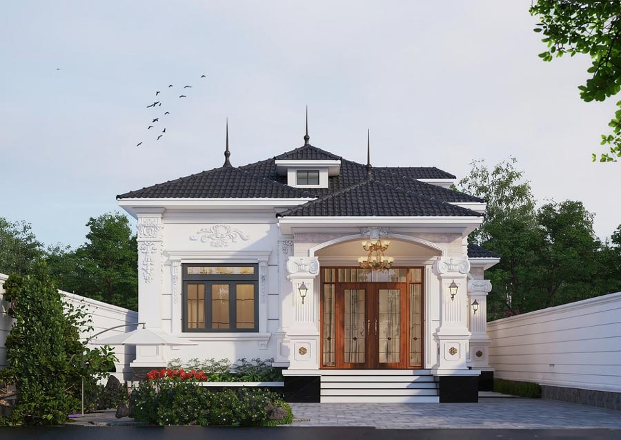 Nhà tân cổ điển 1 tầng
