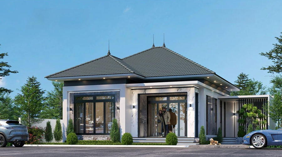 Thiết kế nhà 100m2 1 tầng là gì?