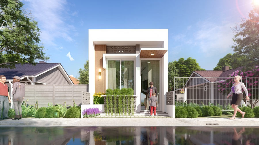 Xây nhà mặt tiền 4m 1 tầng hết bao nhiêu tiền?