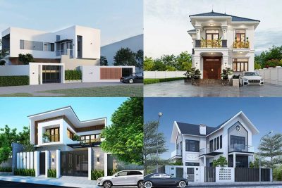 65+ Mẫu Nhà 2 Tầng Chữ L 4 Phòng Ngủ Đẹp & Tiện Nghi Nhất