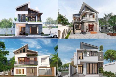 55+ Mẫu Nhà Mái Lệch 2 Tầng Đẹp, Được Yêu Thích Nhất 2026