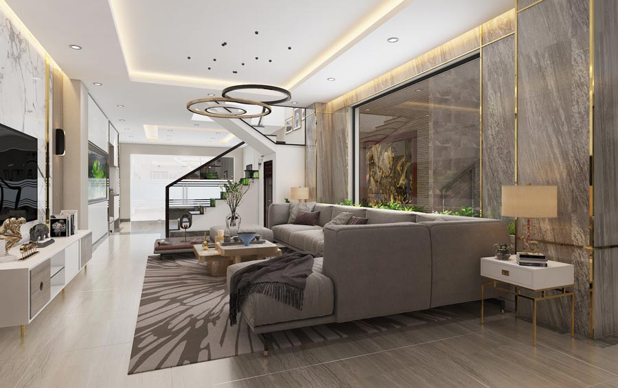 Bố trí nội thất và kiểm soát ánh sáng hợp lý