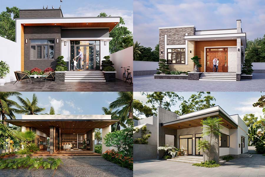 Báo Giá Chi Phí Xây Nhà Mái Bằng 1 Tầng – Miễn Phí Thiết kế