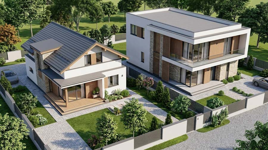Có nên xây nhà 1 tầng rưỡi thay vì nhà 2 tầng không?