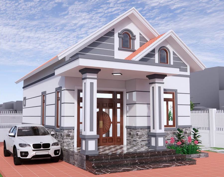 Dự toán chi phí xây nhà mái Thái 1 tầng 500 triệu
