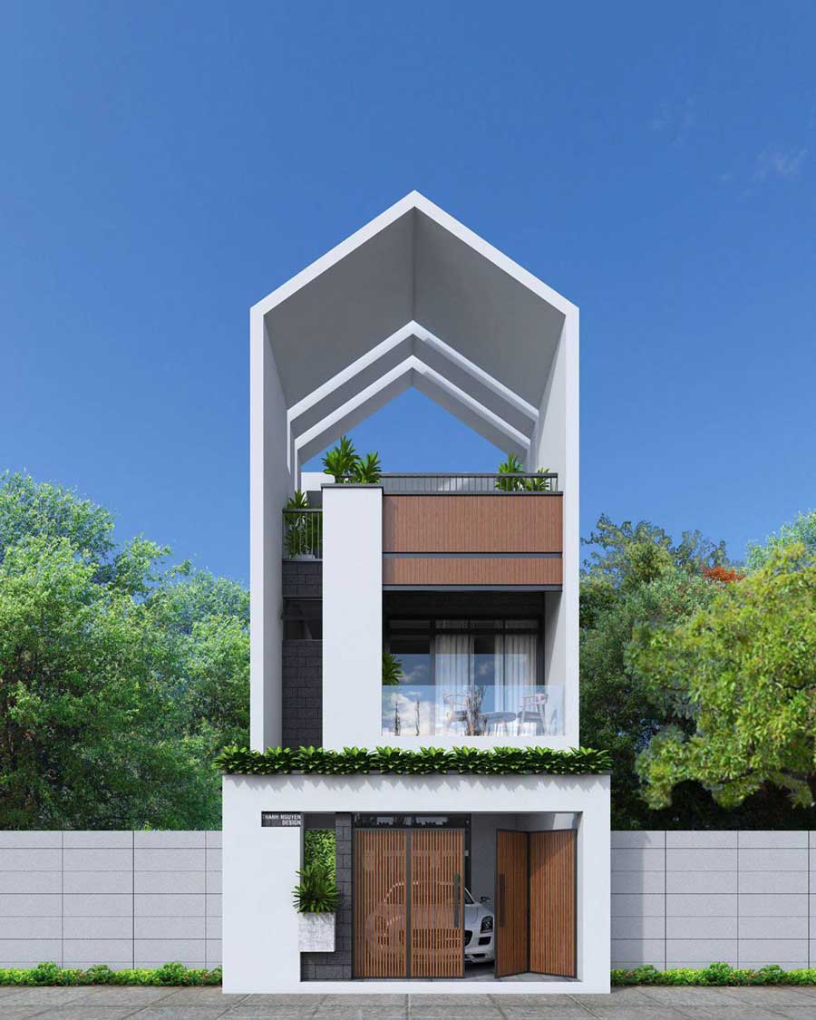 Nhà 2 tầng có sân thượng là gì?