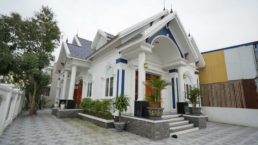Kinh nghiệm tiết kiệm chi phí xây nhà mái Thái 1 tầng