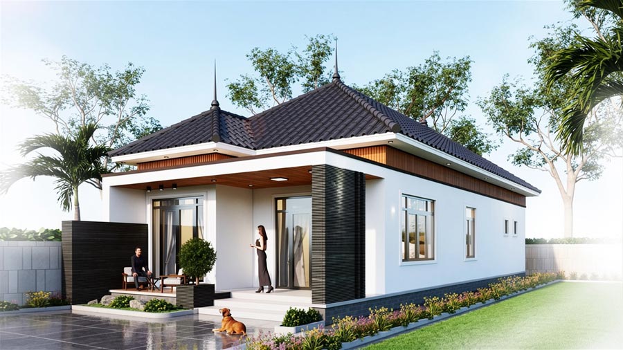 Lưu ý khi thiết kế bản vẽ nhà 1 tầng 8x15m