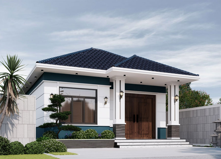 Lưu ý khi thiết kế xây nhà vuông 8x9m 1 tầng đẹp, tối ưu công năng