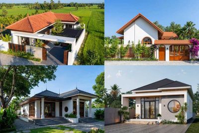 15+ Mẫu nhà 1 tầng 2 phòng ngủ 100m2 thiết kế đẹp, ấn tượng