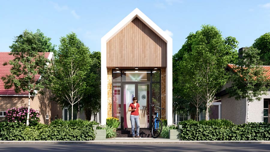 Mẫu nhà 1 tầng 40m2 đẹp. Ảnh 1