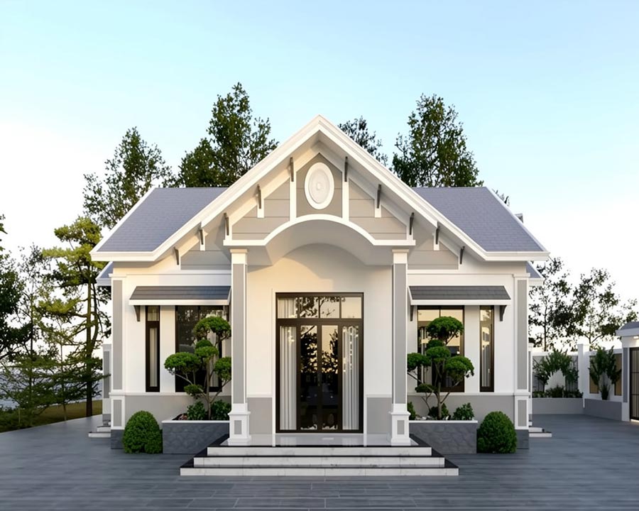 Mẫu nhà 1 tầng 40m2 đẹp. Ảnh 12
