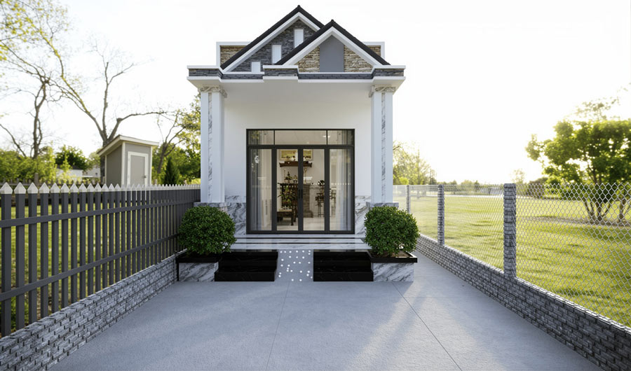Mẫu nhà 1 tầng 40m2 đẹp. Ảnh 13