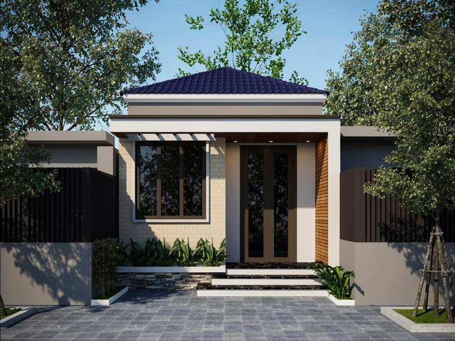 Mẫu nhà 1 tầng 40m2 đẹp. Ảnh 14