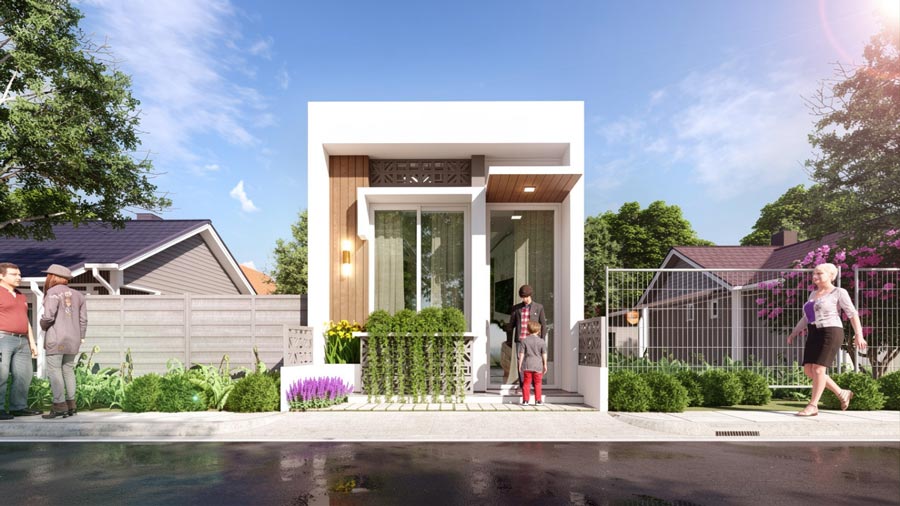 Mẫu nhà 1 tầng 40m2 đẹp. Ảnh 16