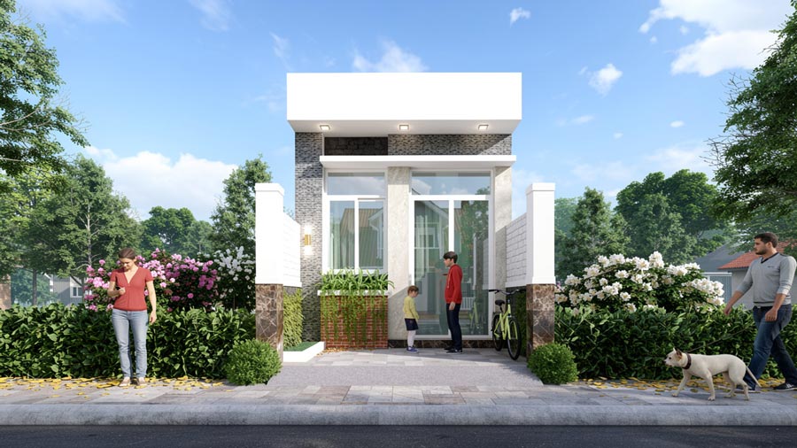 Mẫu nhà 1 tầng 40m2 đẹp. Ảnh 17