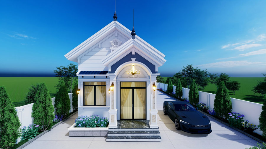 Mẫu nhà 1 tầng 40m2 đẹp. Ảnh 18
