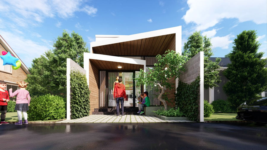 Mẫu nhà 1 tầng 40m2 đẹp. Ảnh 2
