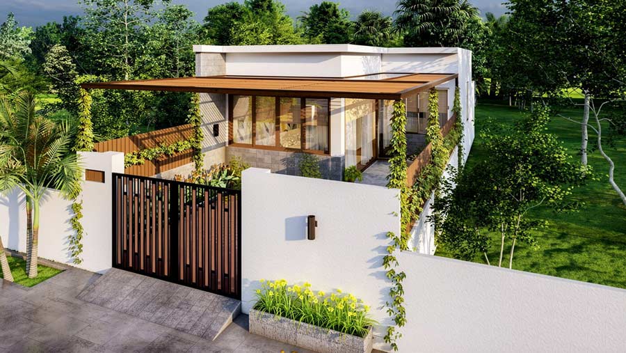 Mẫu nhà 1 tầng 40m2 đẹp. Ảnh 7