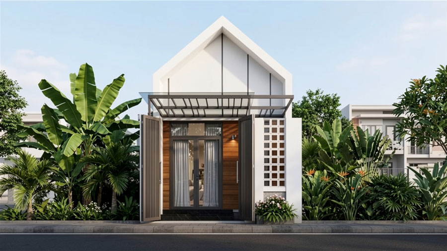 Mẫu nhà 1 tầng 40m2 đẹp. Ảnh 10