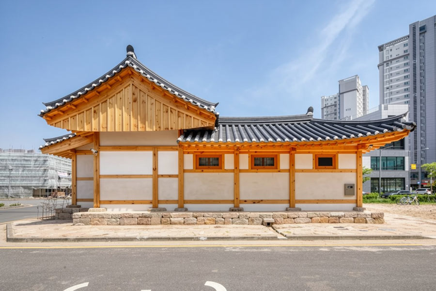 Mẫu thiết kế nhà Hanok hiện đại 1 tầng