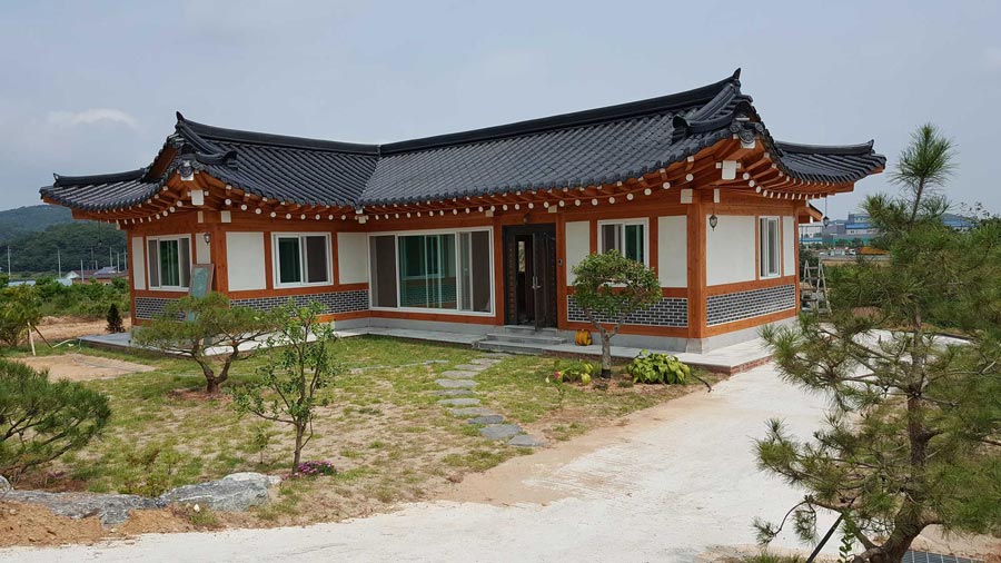 Mẫu nhà Hàn Quốc 1 tầng 3 phòng ngủ