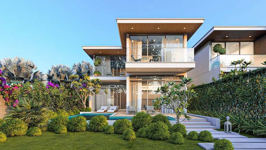 Thiết kế mẫu nhà kính 2 tầng đẹp ở nông thôn