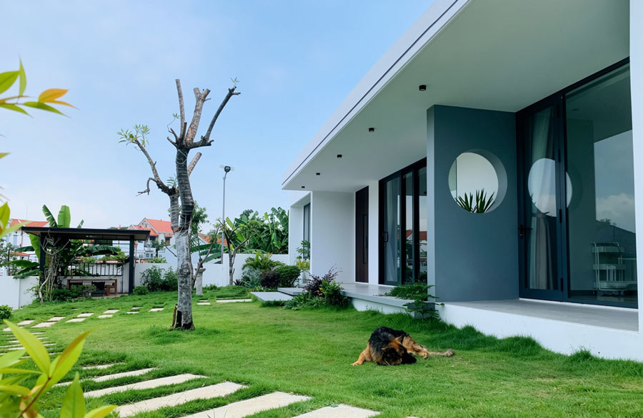Mẫu nhà mái bằng 1 tầng đẹp, tiết kiệm chi phí. Ảnh 7