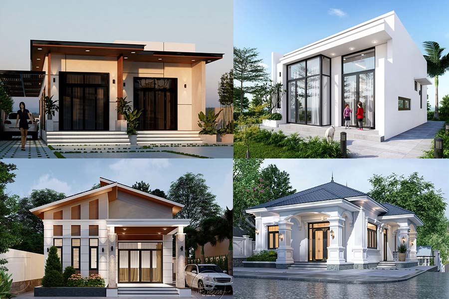 30+ Mẫu Thiết Kế Nhà Vuông 8x9m 1 Tầng Đẹp, Tối Ưu Công Năng