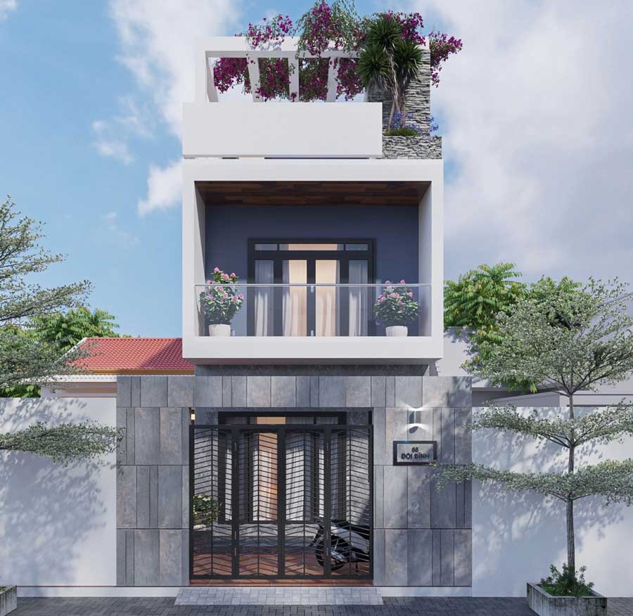 Nhà 2 tầng có sân thượng 150m2