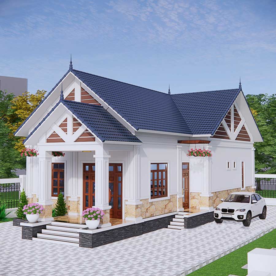 Những sai lầm cần tránh khi xây nhà mái Thái 1 tầng 500 triệu